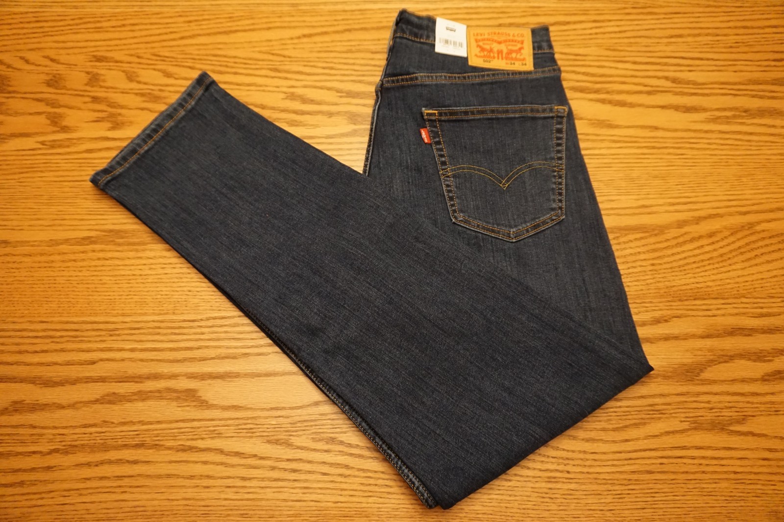 NWT MEN’S LEVI JEANS 502 Multiple Sizes Taper Below Waist Flex Stretch $79.50