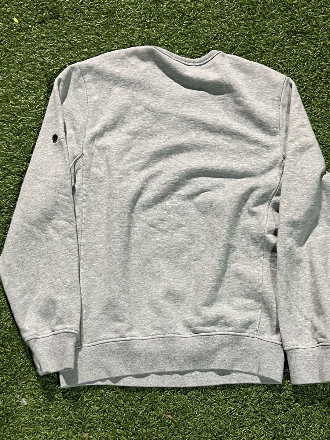 Stone Island Grey Cotton Crewneck Sweatshirt