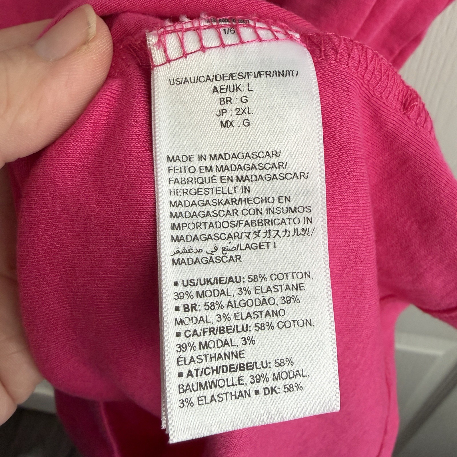Amazon Essentials Pink Tank Top Women’s Size Large Casual Travel Beach Summer