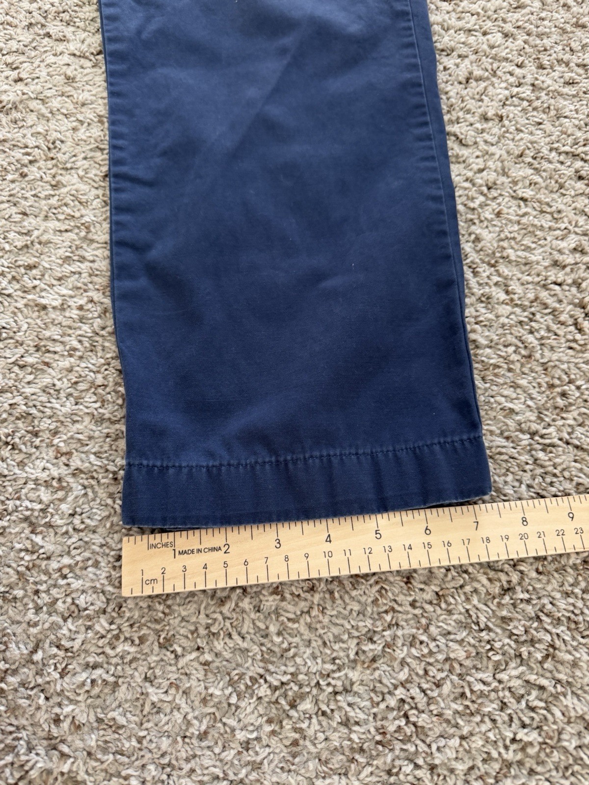 J.Crew The Sutton Navy Summerweight Chino Pants 36×28 Smart Casual Preppy