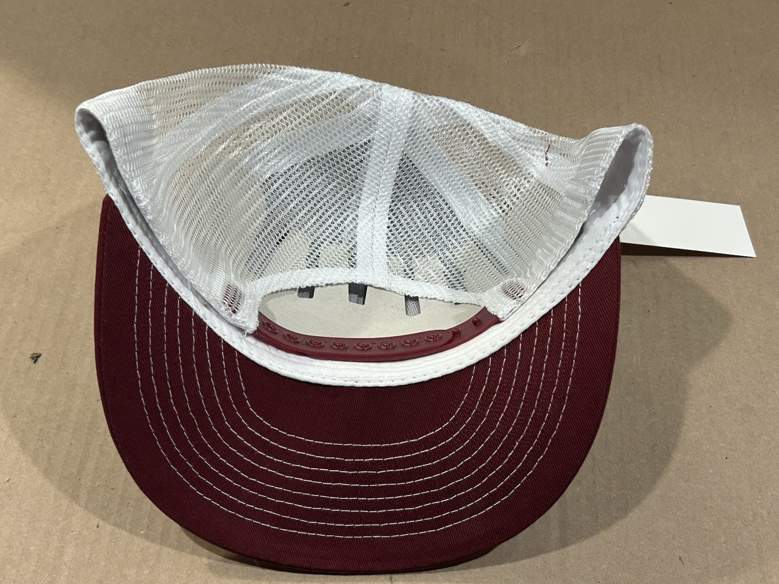 NEW Snap-on Tools BURGUNDY Embroidered Mesh Ball Cap Adjustable Snapback