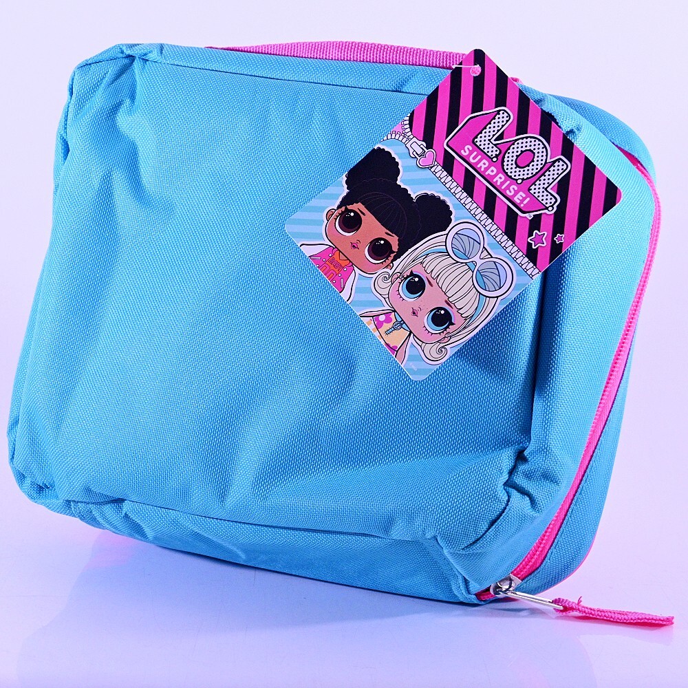 LOL Surprise 16″ Large School Backpack with Lunch Bag and Water Bottle
