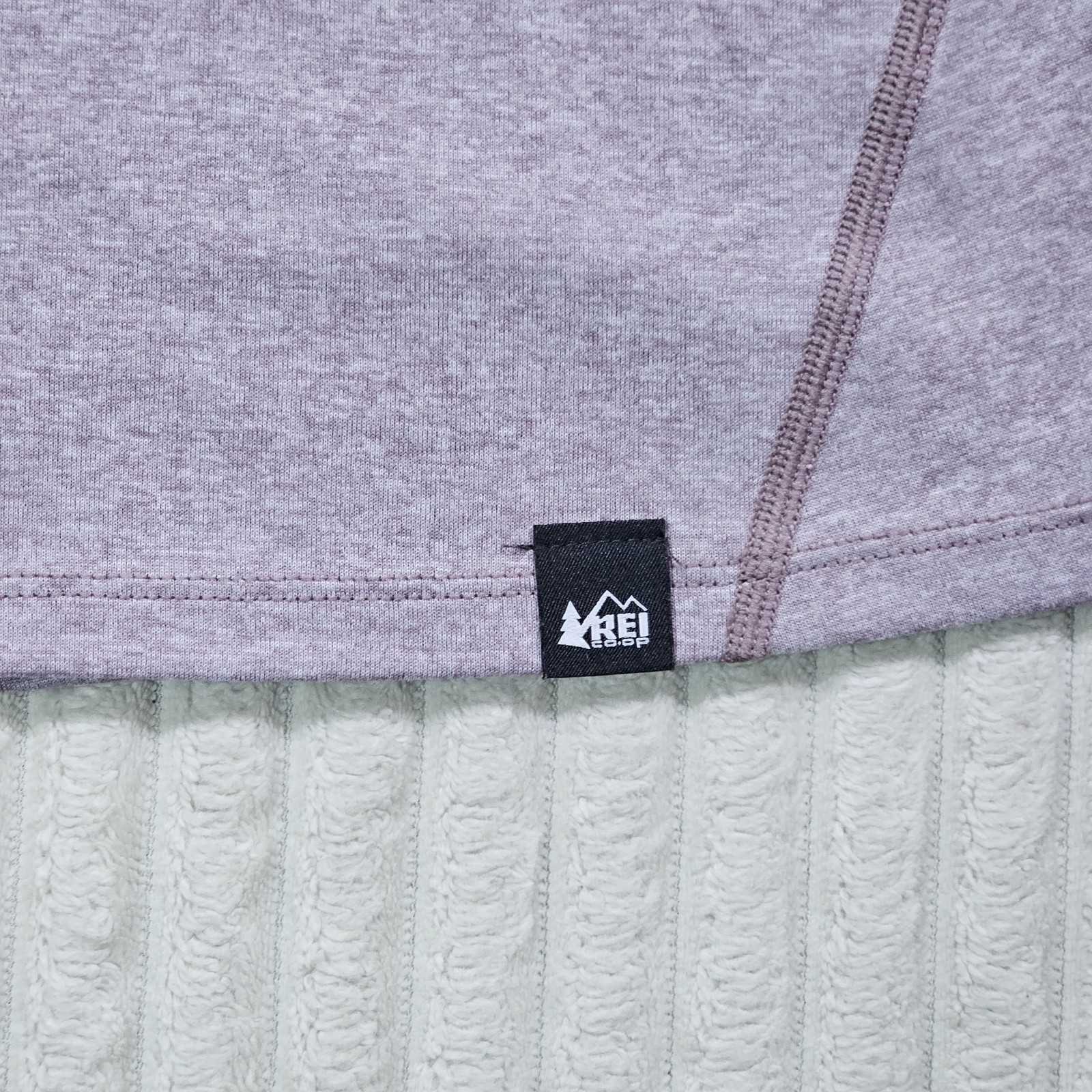 REI Co Op Pullover Women’s MEDIUM Purple 1/2 Zip Lightweight Base Layer