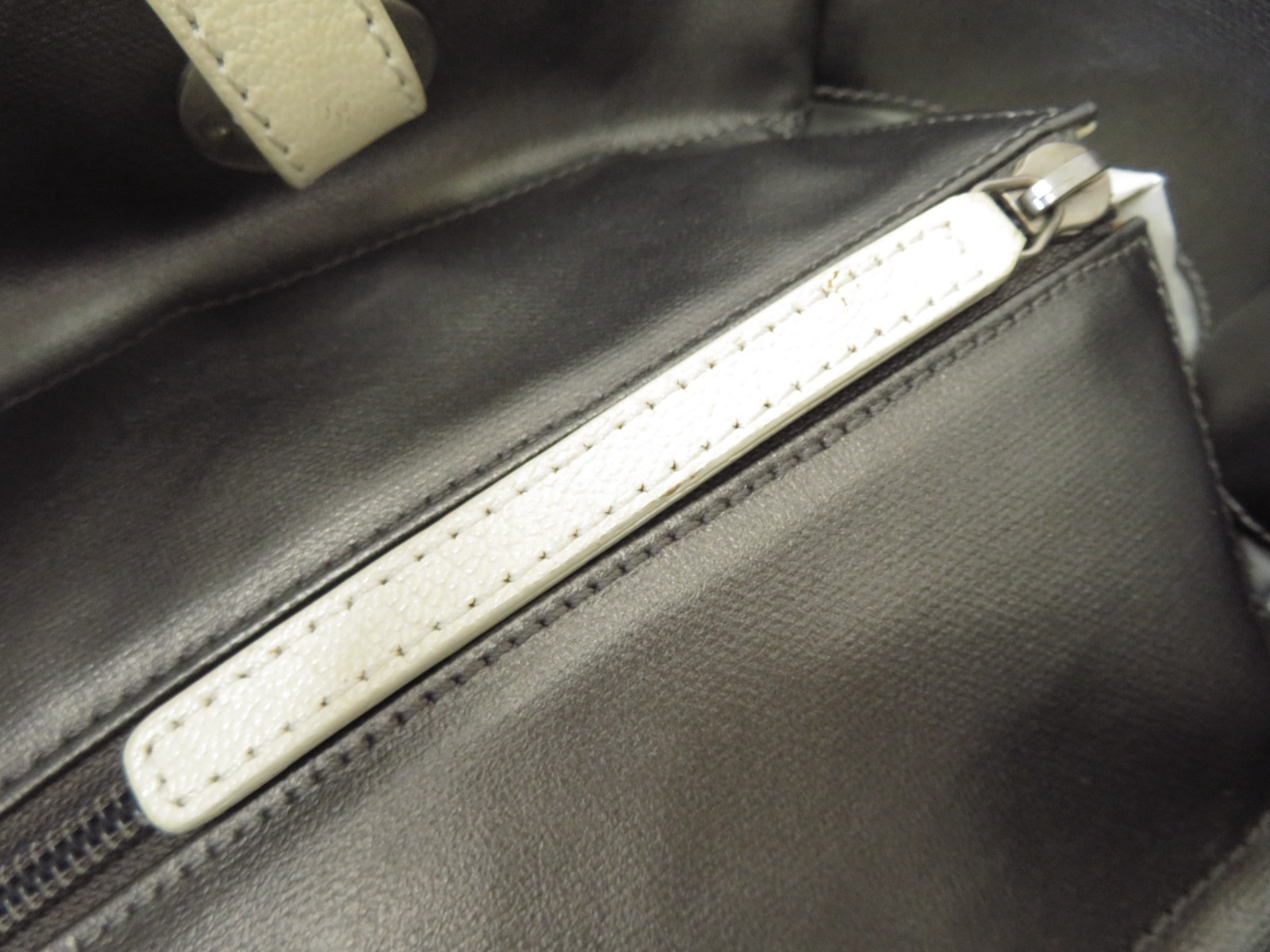 Authentic CHANEL Paris Biarritz MM Canvas Nylon Tote Hand Shoulder Bag I#53924