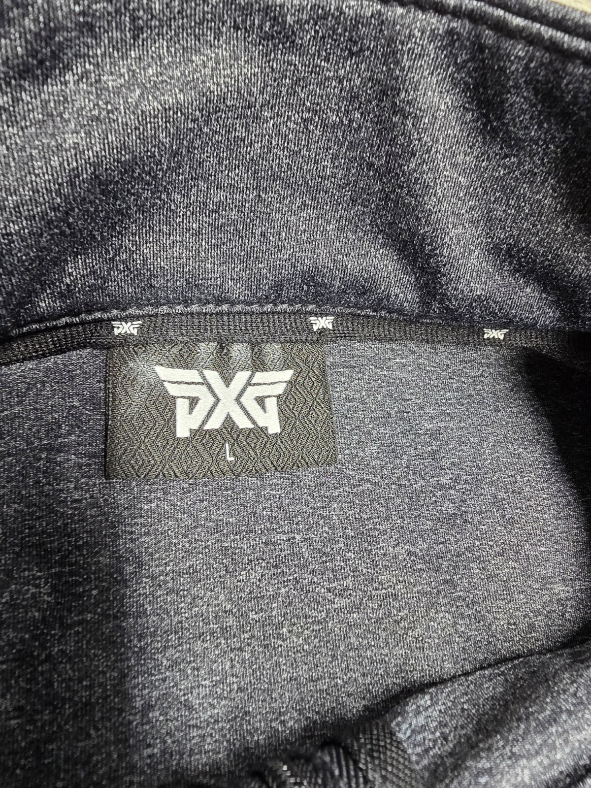 PXG Parsons Xtreme Golf 1/4 Pullover Zip Mens L Gray Paneled Performance Sweater