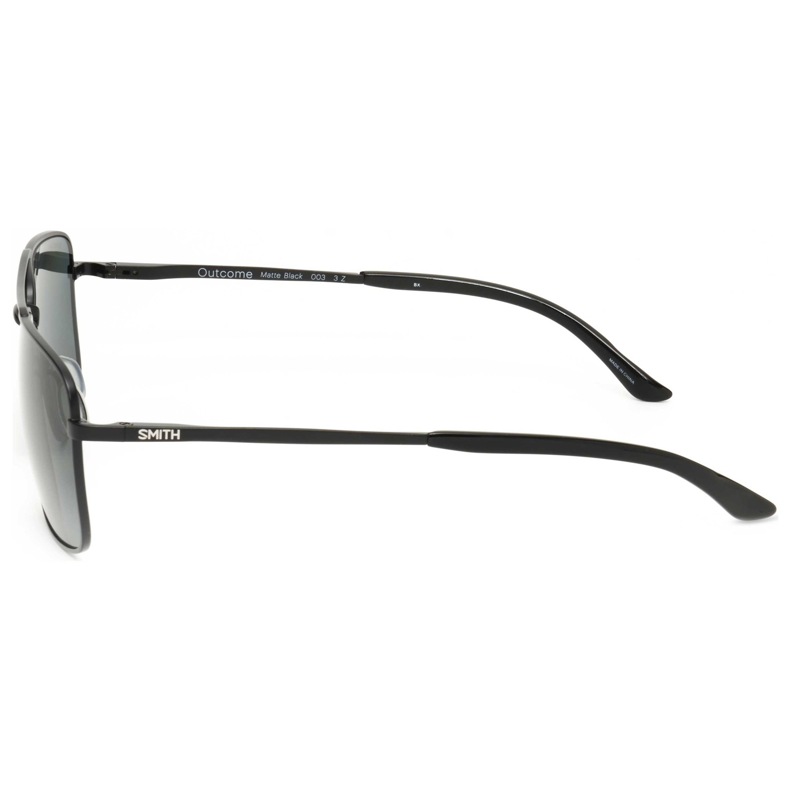 Smith Optics Unisex 59mm Matte Black Sunglasses OUTCOME-003-59