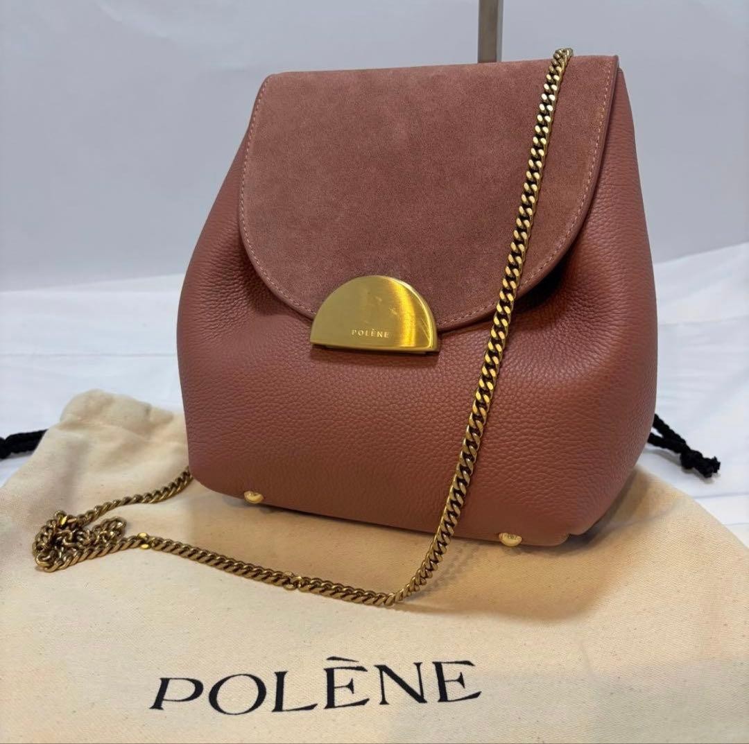 POLENE Numero Un Mini Leather Shoulder Bag from Japan