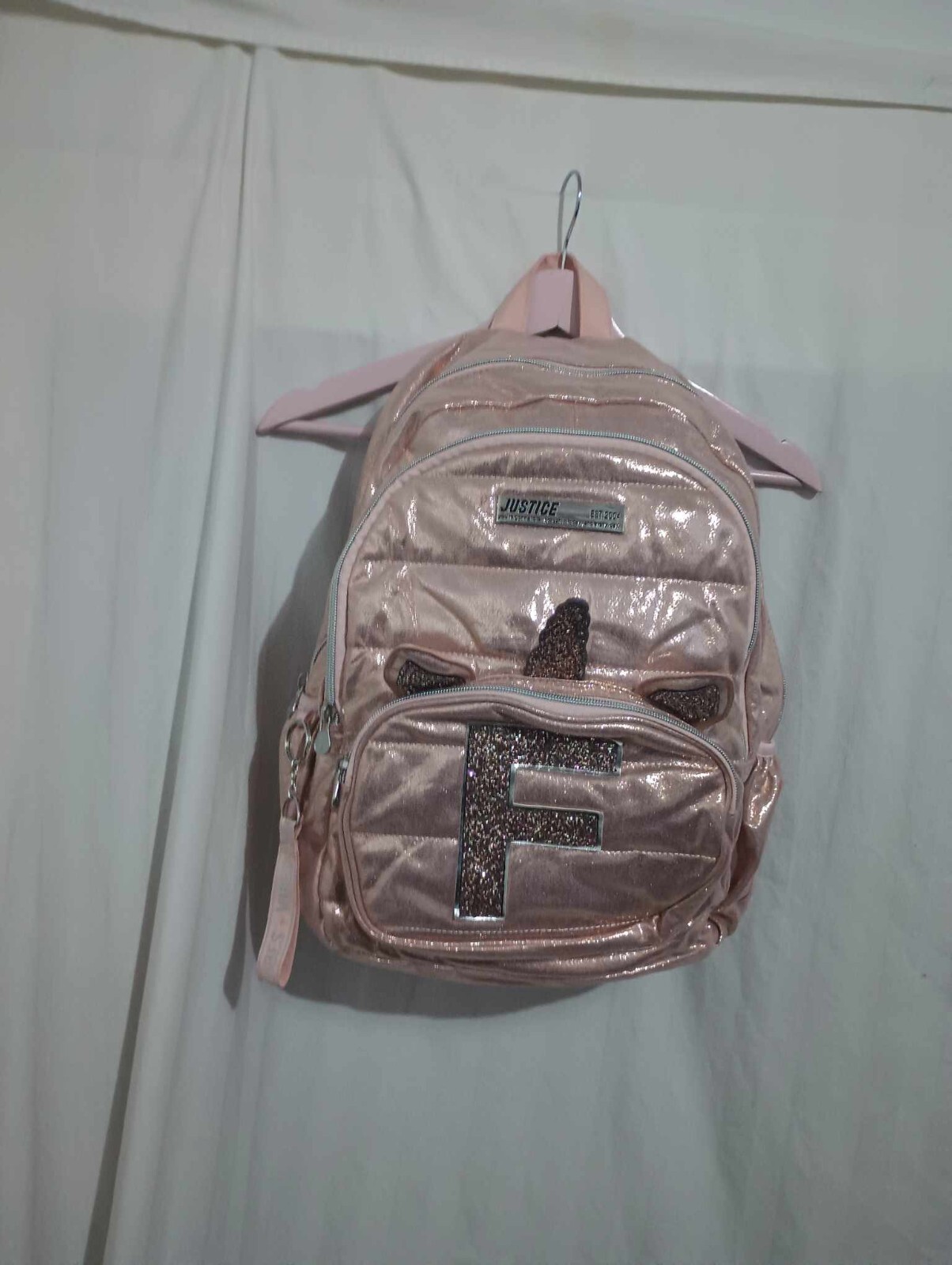 justice est 2004 backpack pink (BYT8)