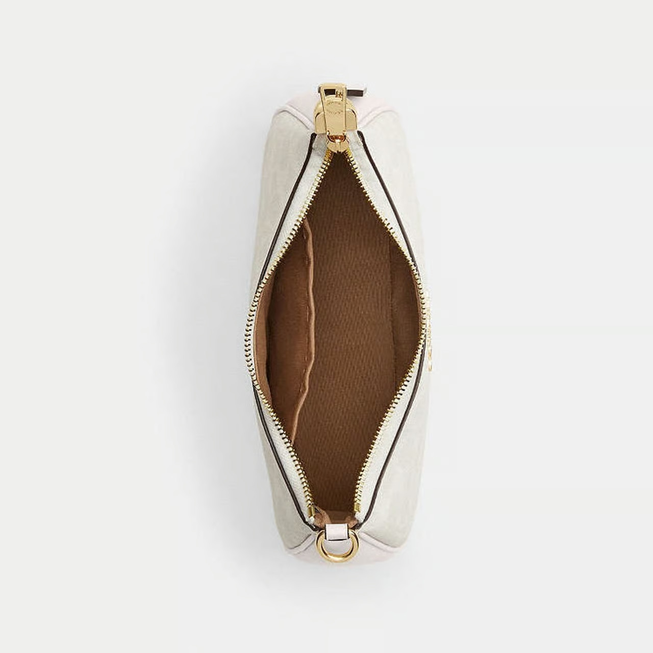 NWT Coach Teri Shoulder Bag In Signature Canvas CV933 Gold/White/Chalk
