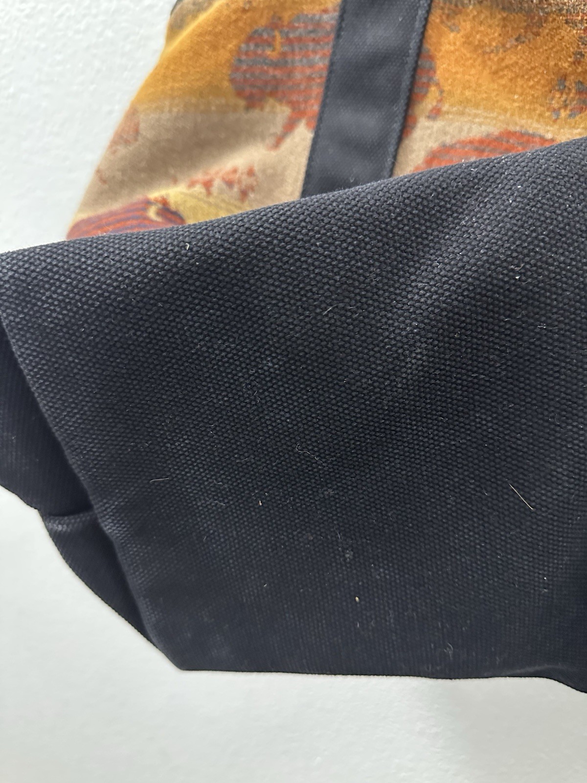 Pendleton PRAIRIE RUSH HOUR Large Tote Shopper Wool Brown Buffalo Made in USA