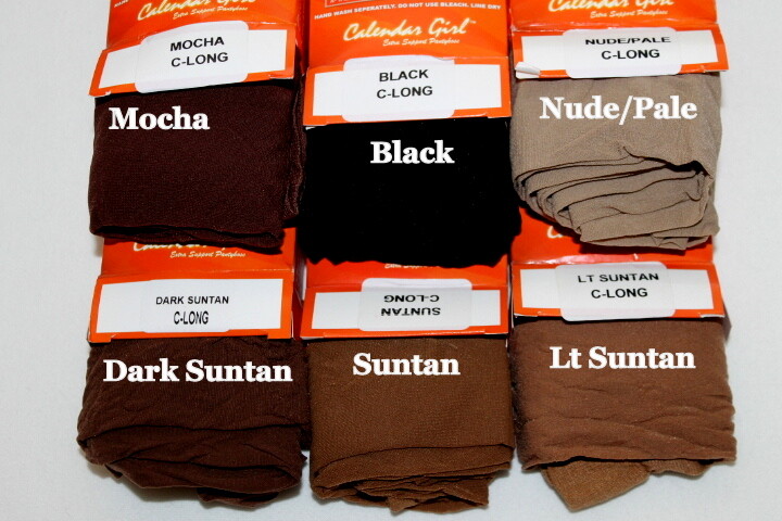 2 Pr Tamara Pantyhose 13% Spandex A B C=Long/ D X-Tall 2XL Hooters Uniform
