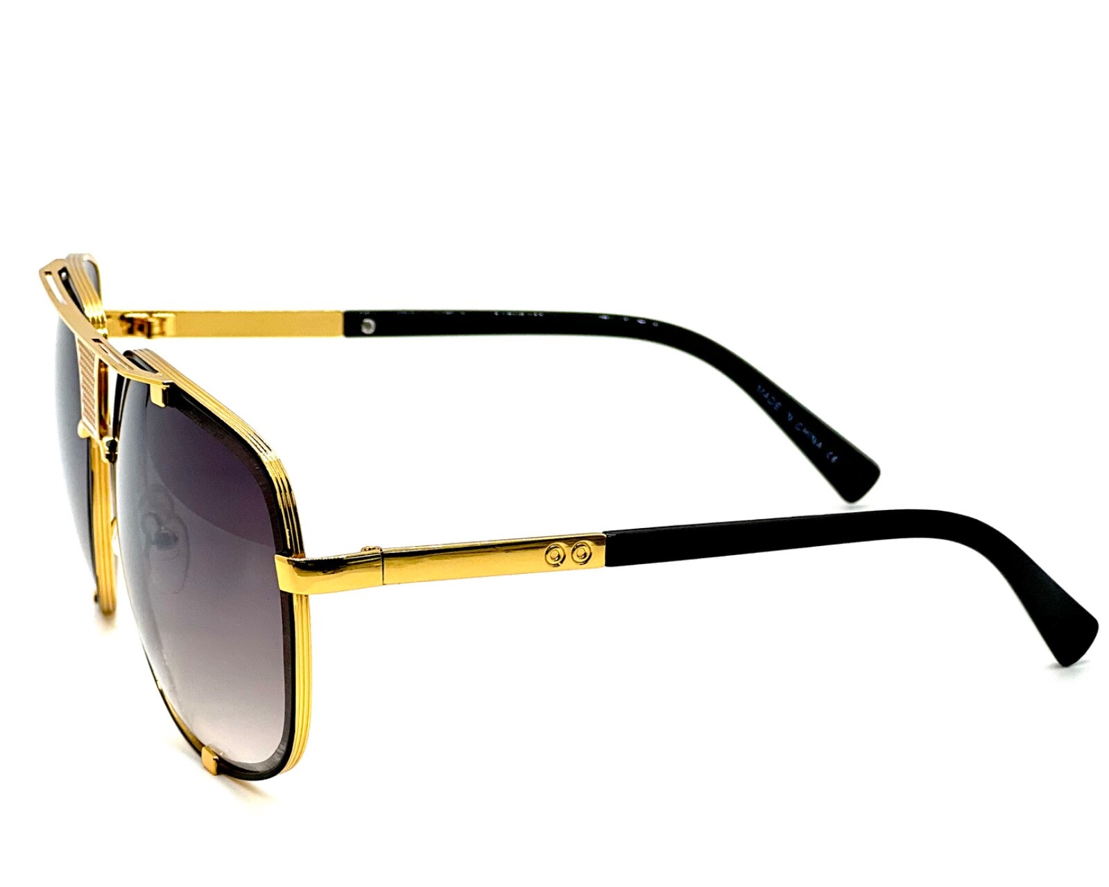 Luxury Sun Glasses Outdoor Driving Retro Black Gradient Lens Classic Eye Glasses