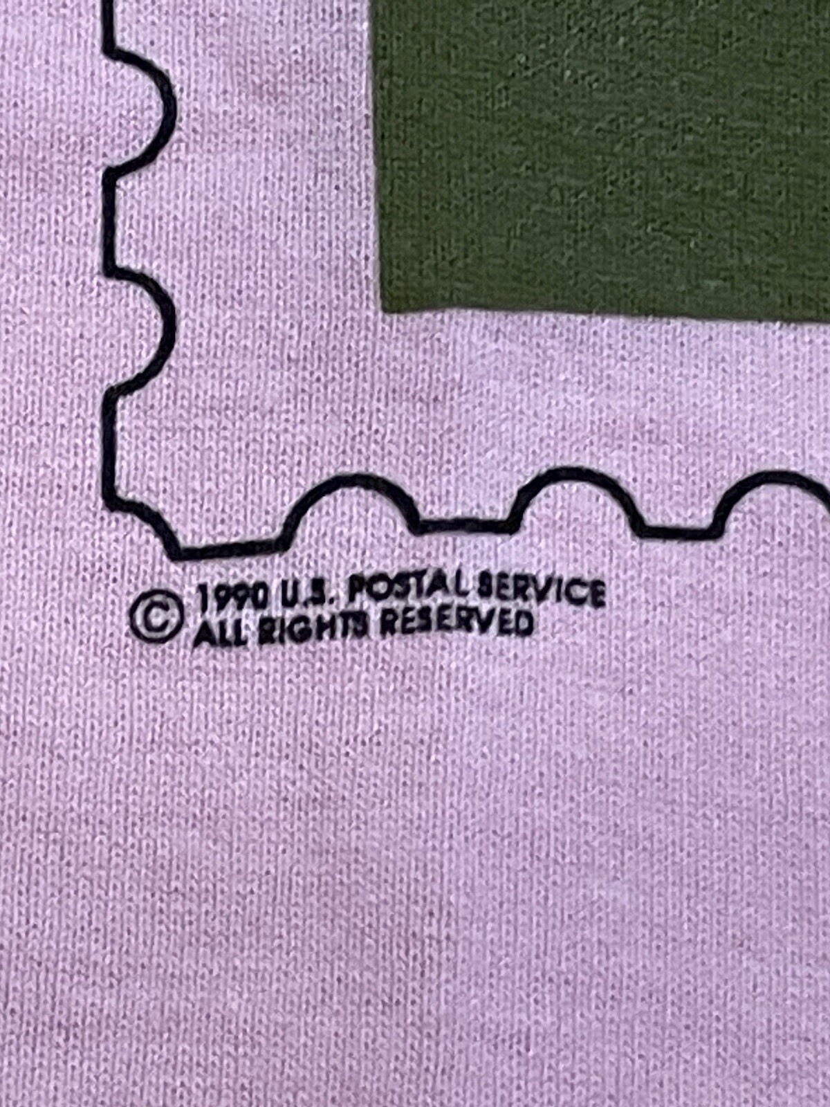 Vintage Single Stitch Tshirt Comanche Stamp Light Pink Men’s Large