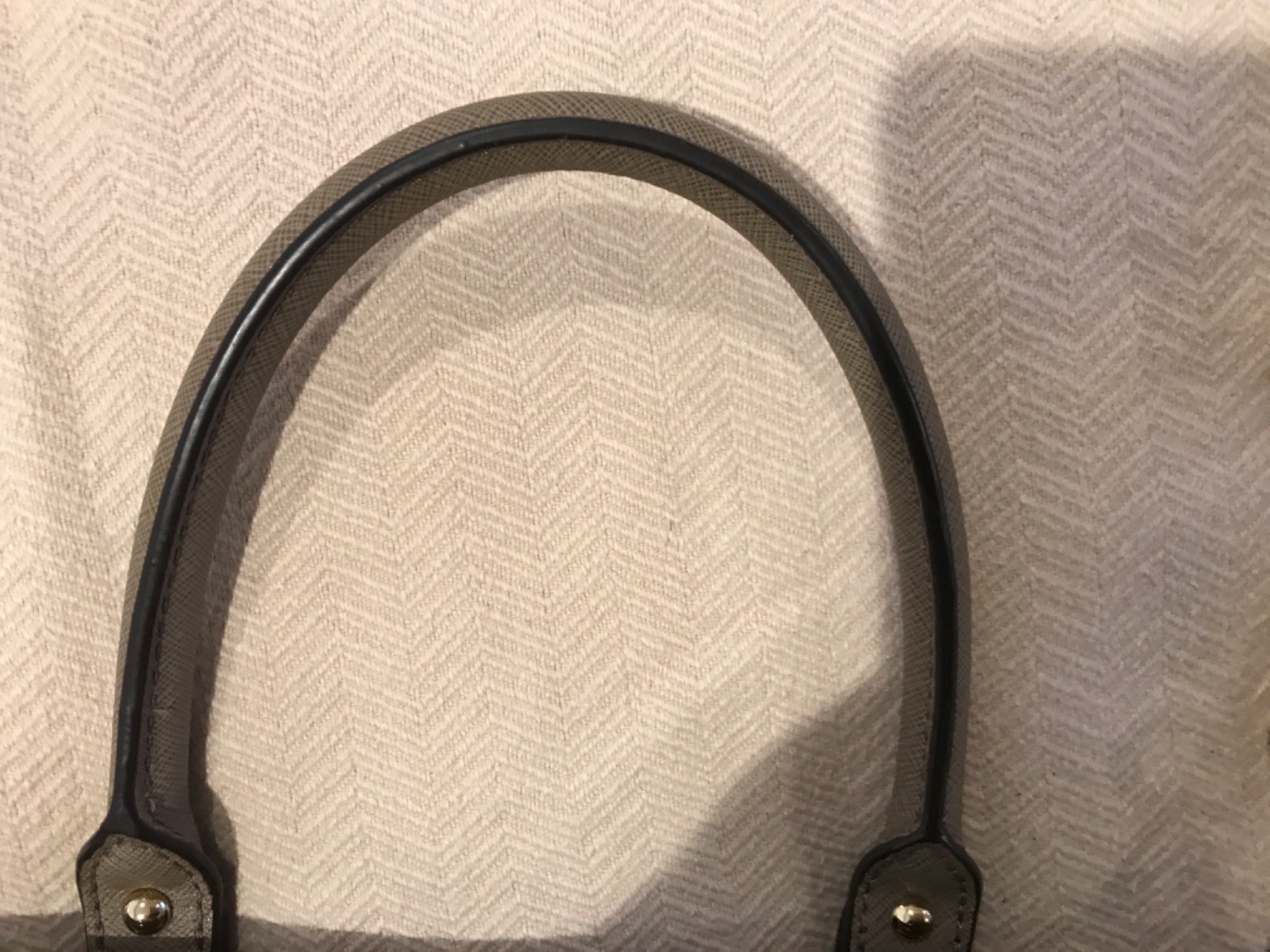 Michael Kors Saffiano Quinn Large Satchel Gold Trim