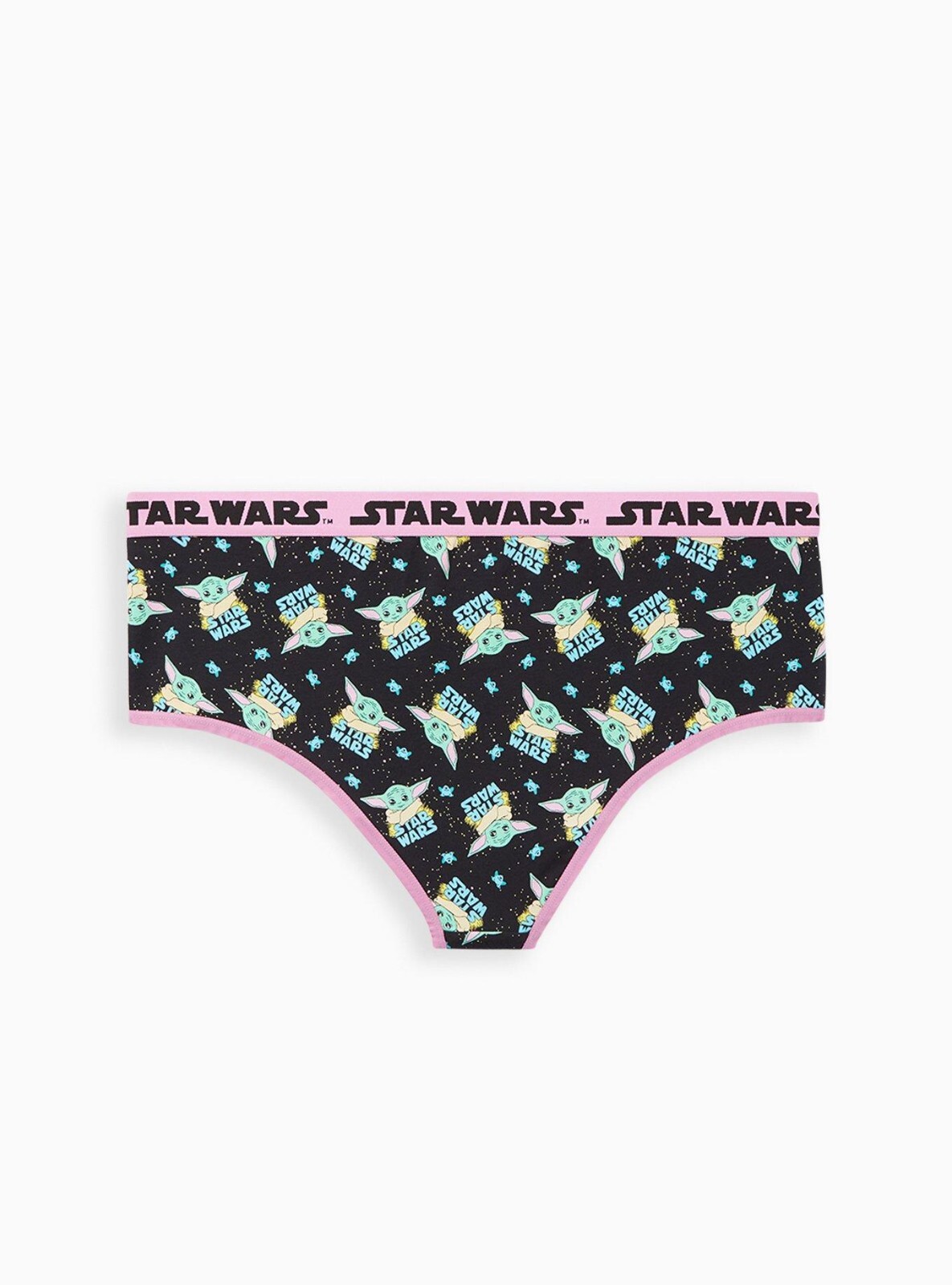 Torrid Star Wars Cheeky Cotton Baby Yoda Panty Black 1 1X 14 16 #H43293