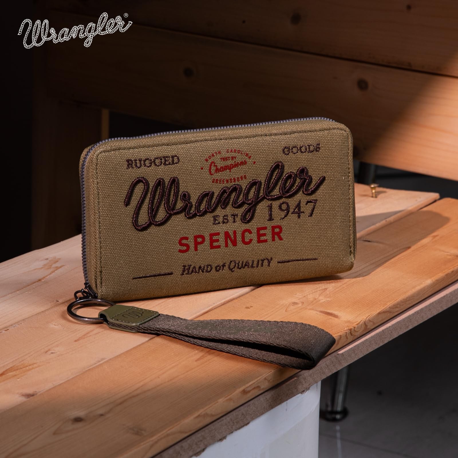Montana West X Wrangler Wristlet Wallets for Women Classic Retro Wallet Purse…