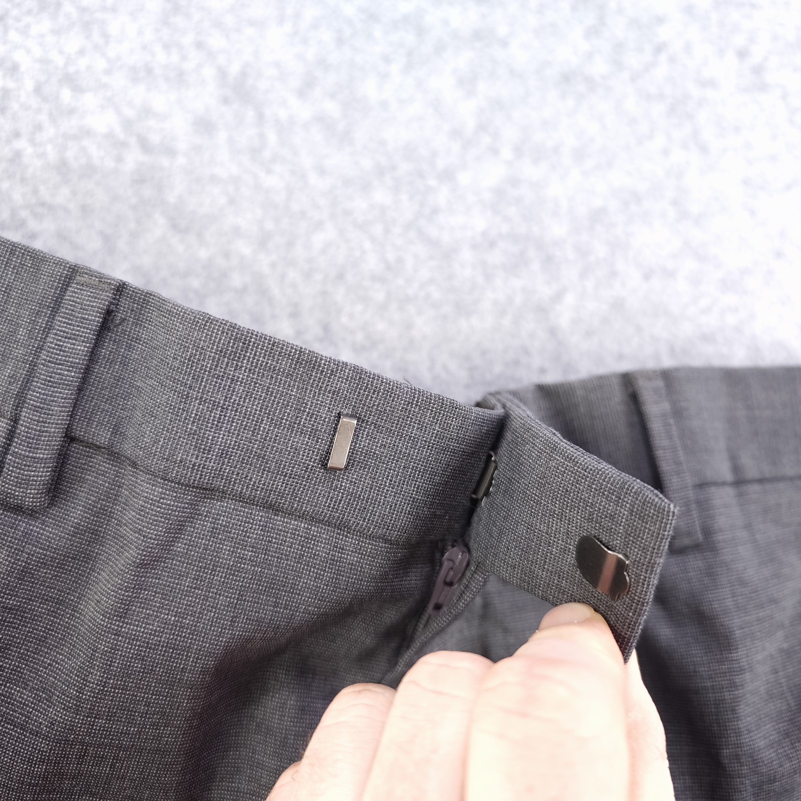 Banana Republic Dress Pants Mens 35×34 Athletic Tapered Fit Marzotto Wool