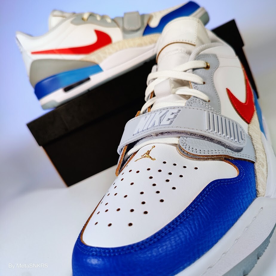 Air Jordan 312 Low US 13 Mens White Blue Red Gold Grey Nike Retro FN8902 161 NIB