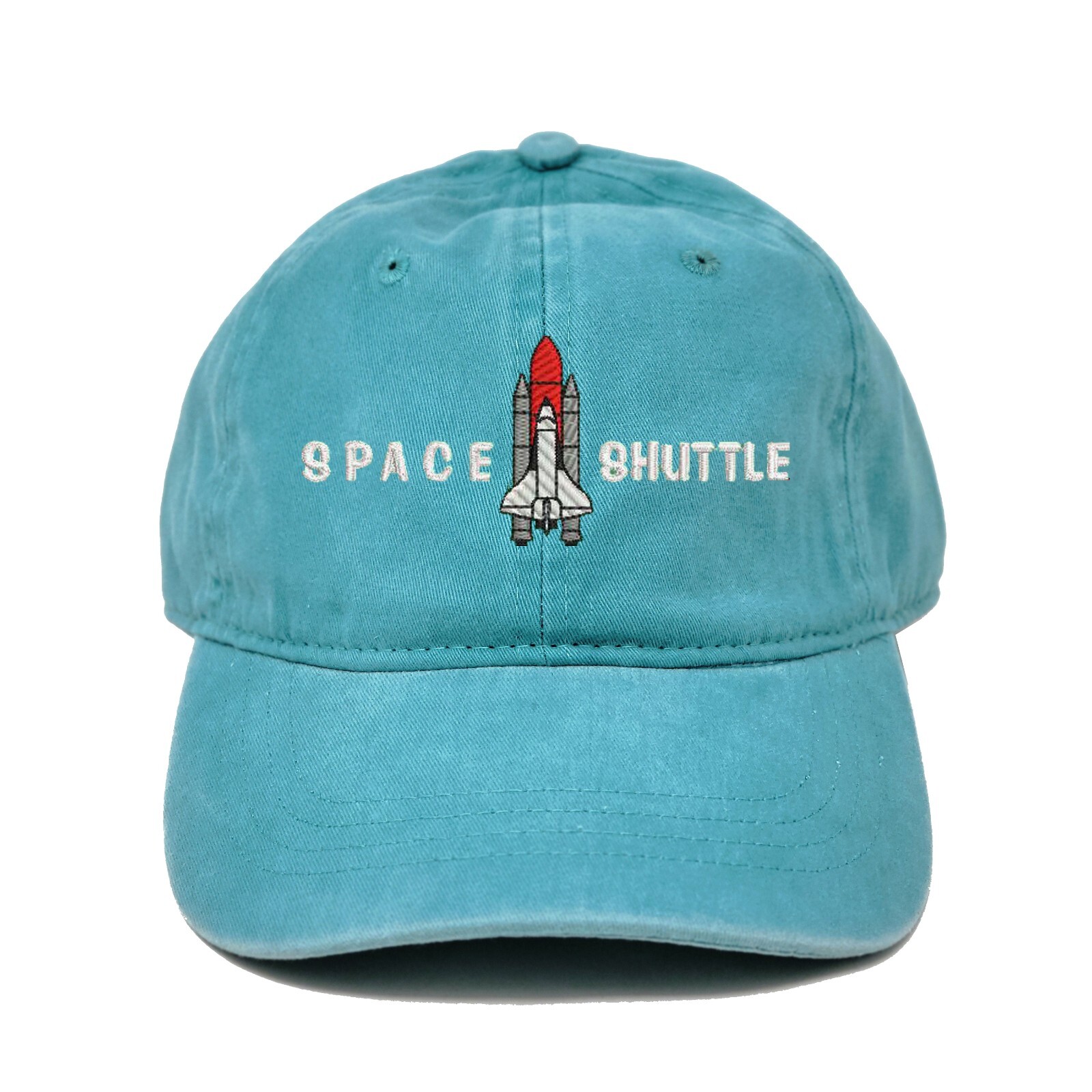 New Space shuttle embroidered dad hat, Spaceship rocket embroidered dad hat cap