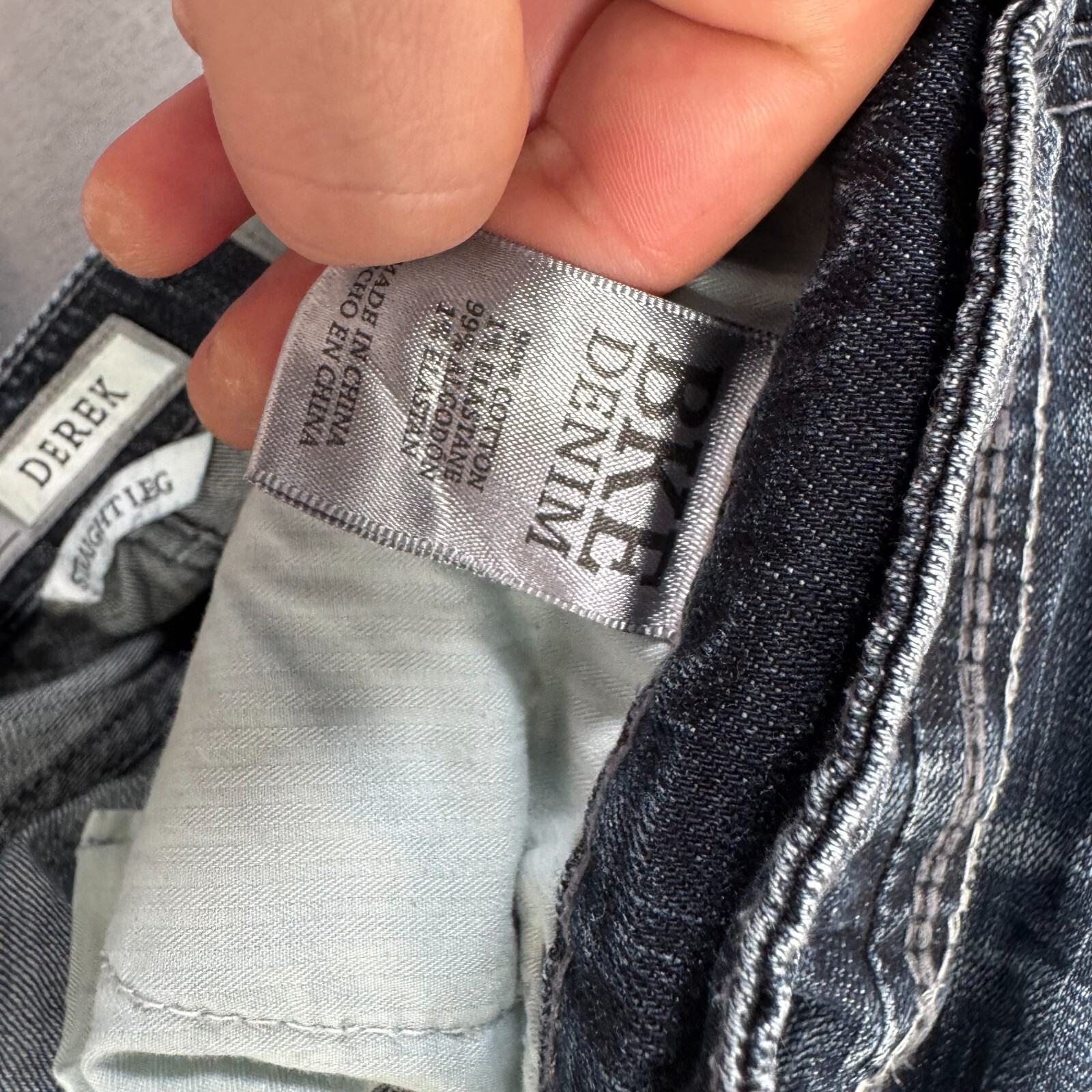 Buckle BKE Jeans Mens 34R (Fits 35×31) Blue Denim Derek Straight Leg SEE DETAILS
