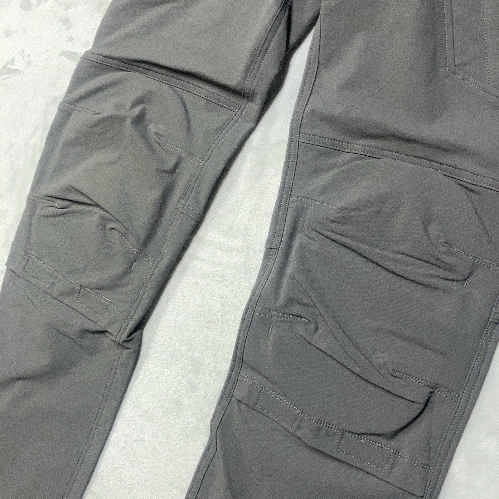 Truewerk Pants Gray T1 Pro WerkPant With Knee Pads Nylon Cargo Mens 32×34