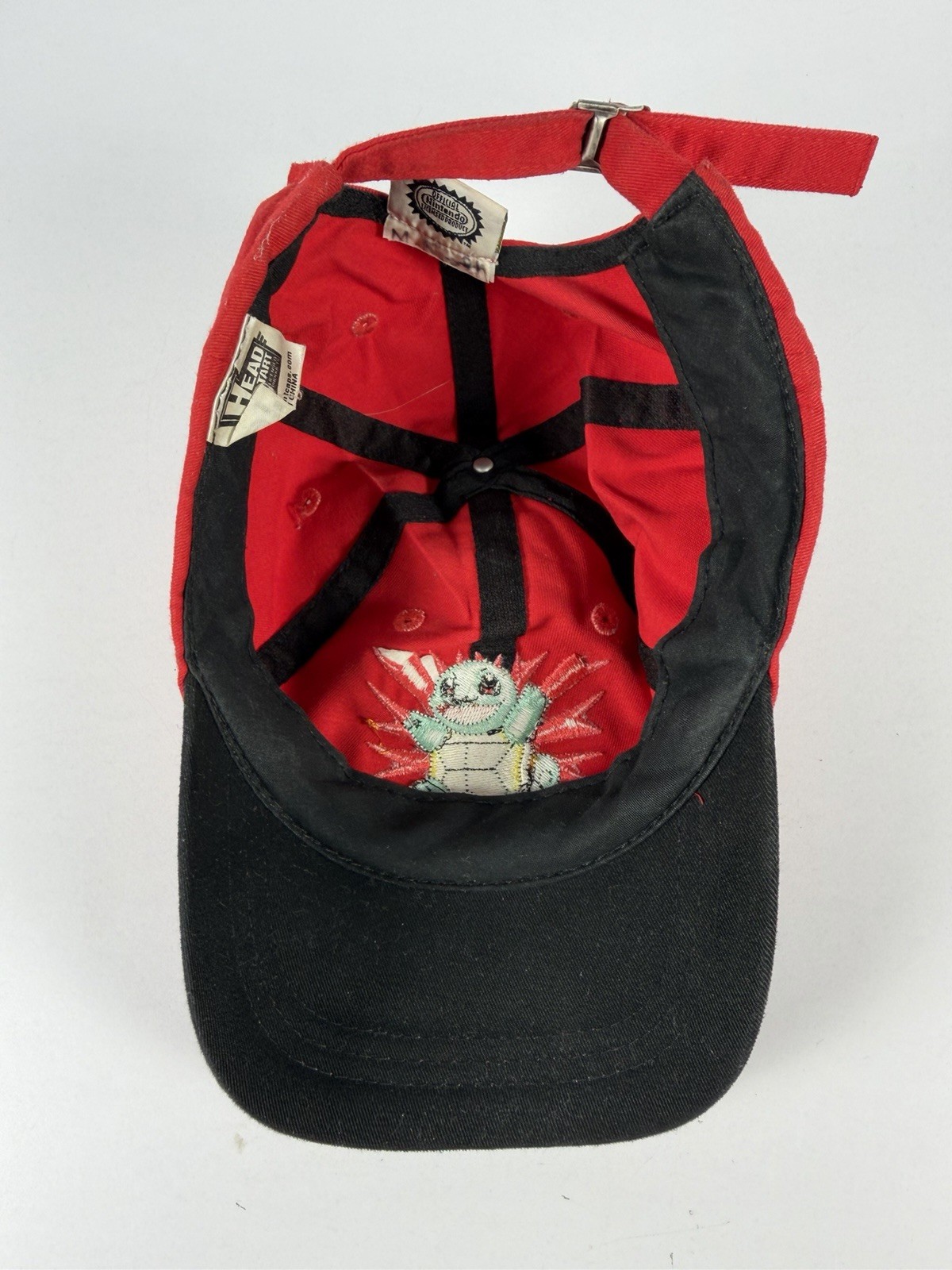 Vintage Pokémon Squirtle Red Hat Cap
