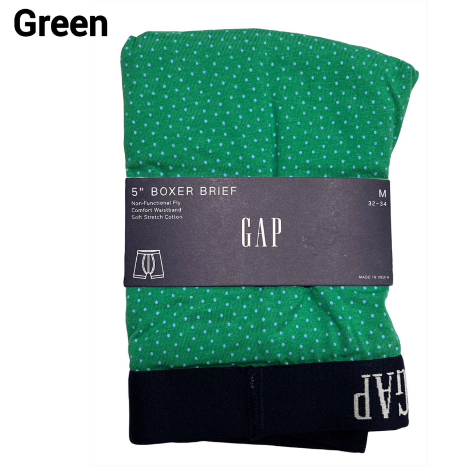 NWT GAP Men’s 5″ Boxer Brief Underwear Sz S-M-L-XL Jersey Kint Assorted Colors