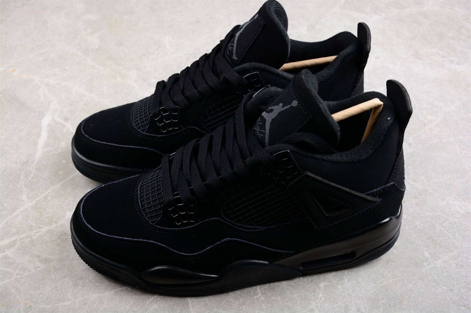 US Men’s Size 7-12 Jordan 4 Retro “Black Cat” Basketball Shoes Mid Top