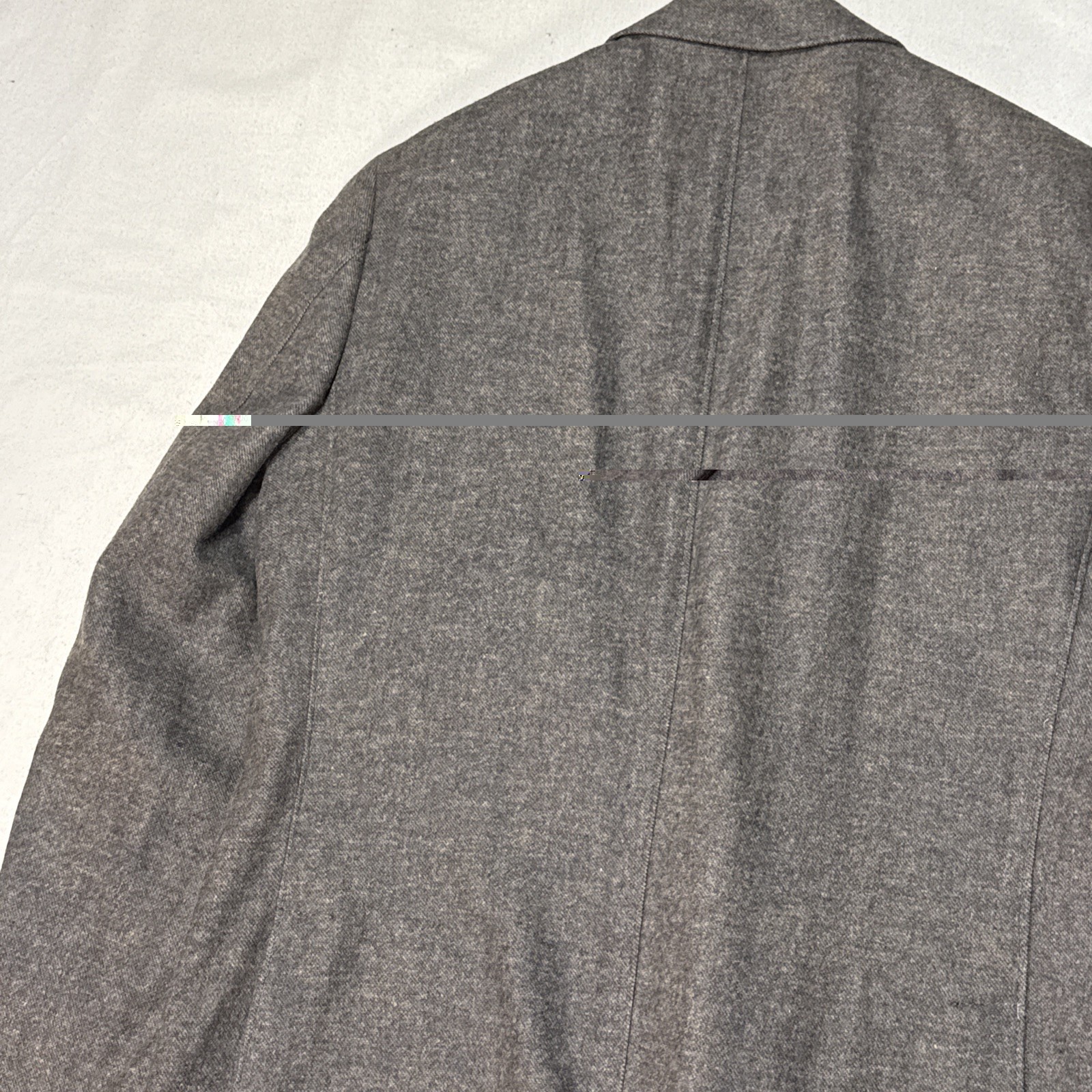 Kroon Wool Cotton Linen Blazer Jacket Mens 42 Brown Single Vent Unstructured