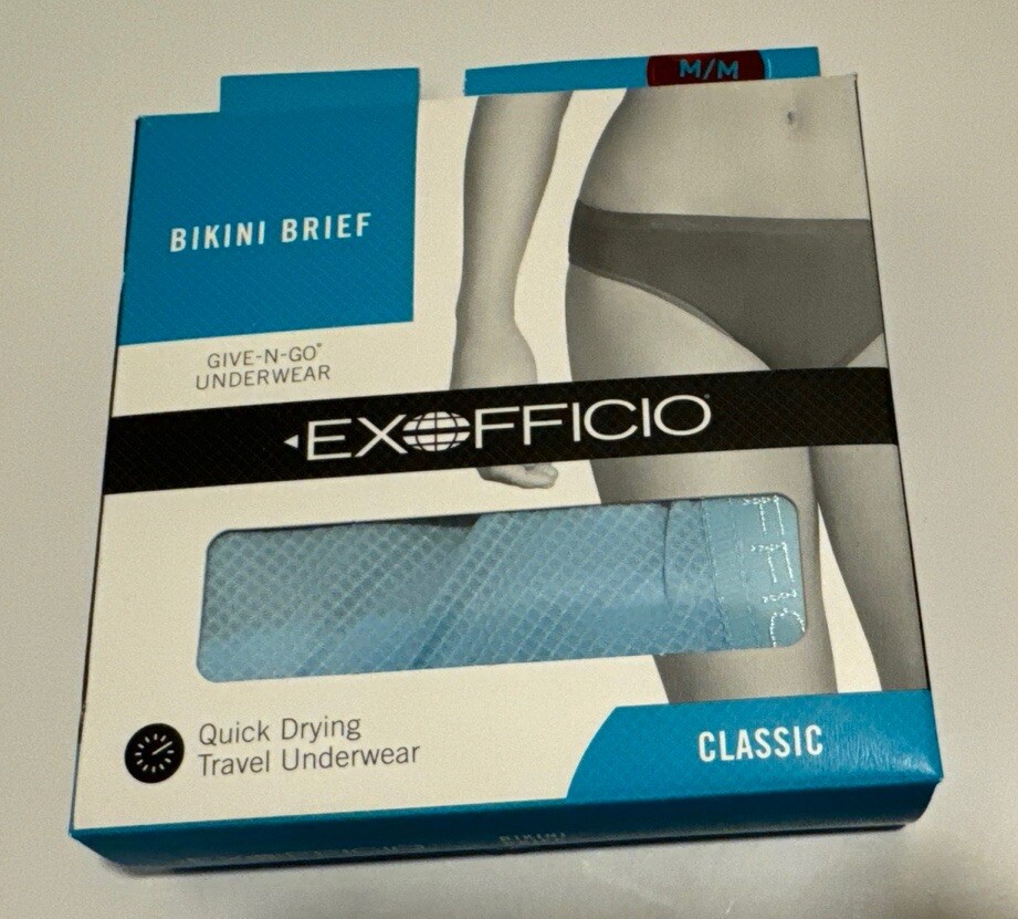 3 Pair ExOfficio Give-N-Go BIKINI BRIEF Woman Travel Mesh Pantie XS/S/M/L/2XL