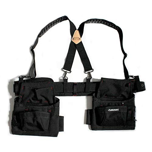 Tool Belt Suspenders work suspenders Flexible Adjustable Straps 4 Point Support