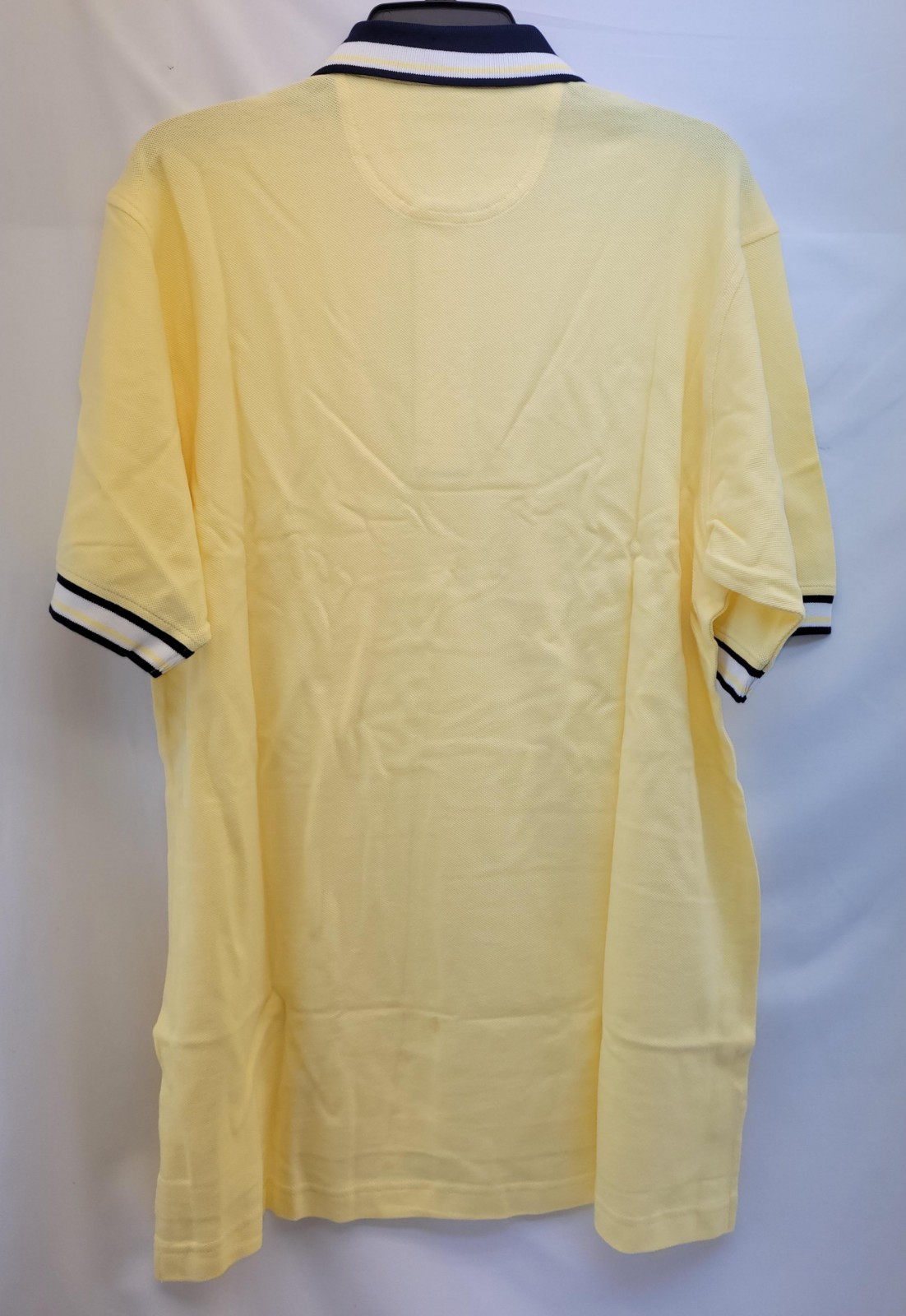 NOS NIP Izod Club Men’s Medium Polo Shirt Sun Yellow 100% Cotton Golf