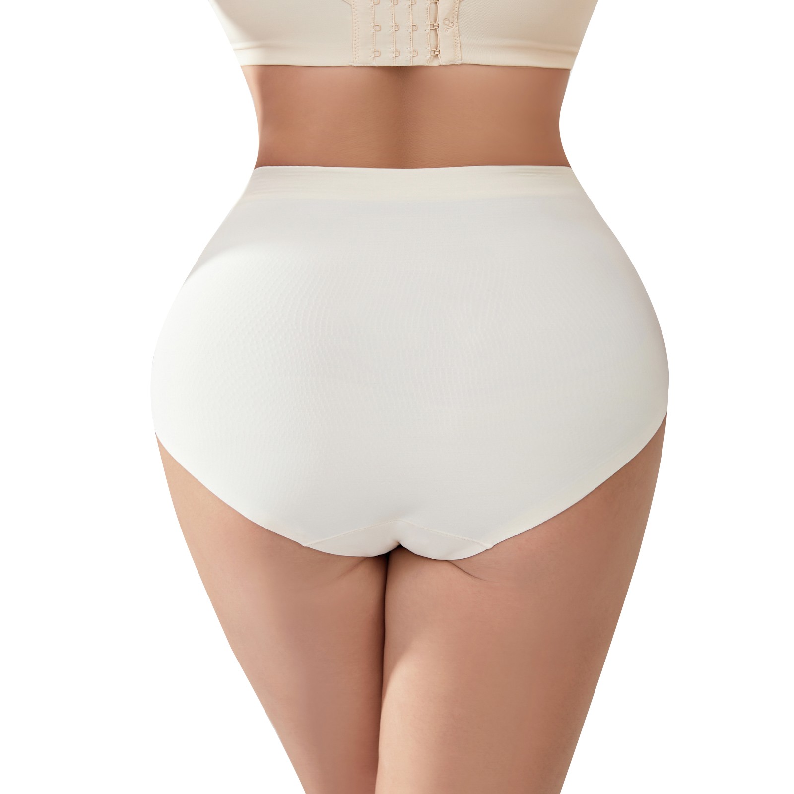 Plus Size Women’s Tummy Control Shapewear Underwear Seamless Body Shaper Panties