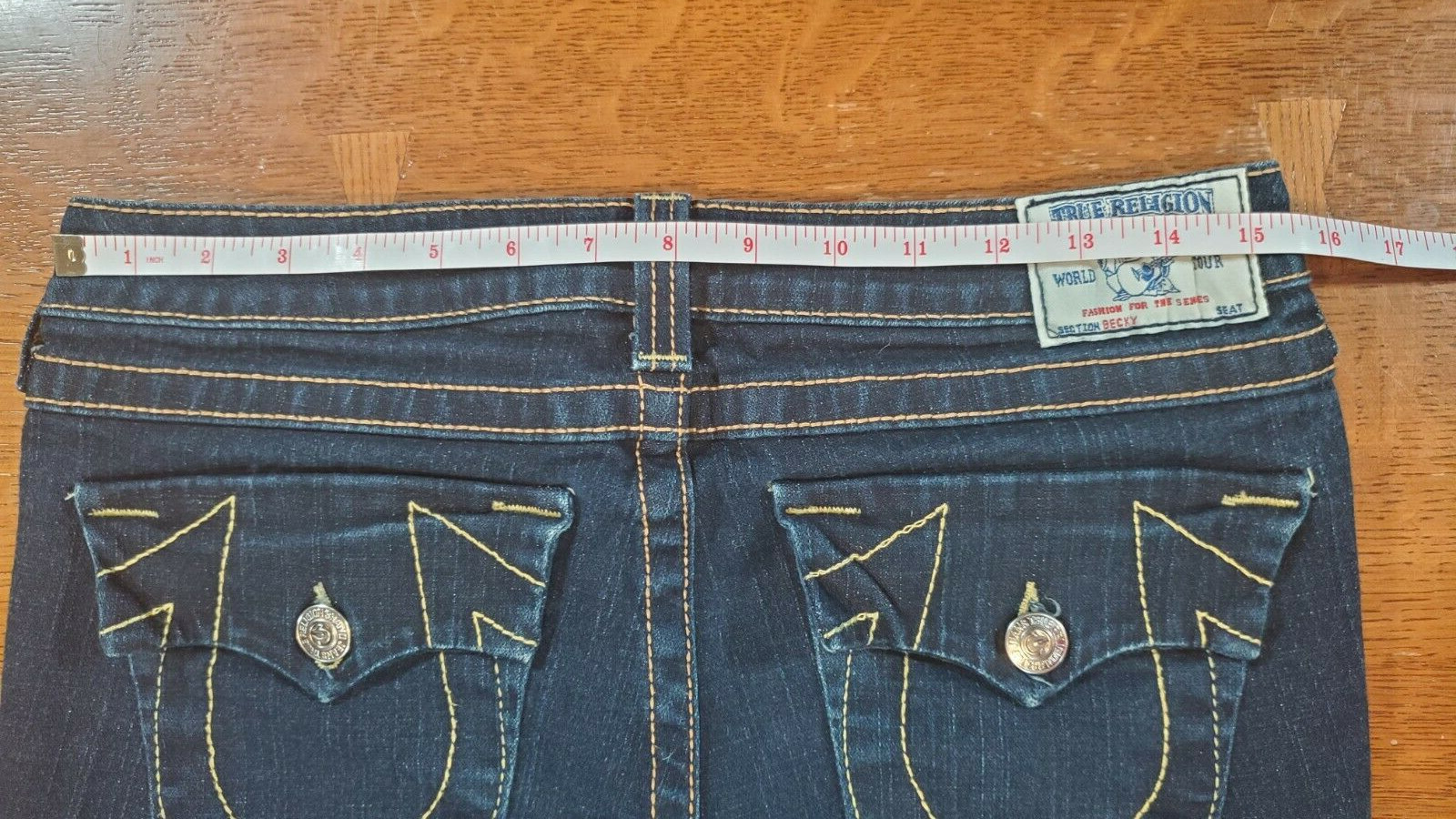 True Religion Women’s Becky Boot Cut Jeans 27 x30 Sz 27 RN#112790 CA#57414