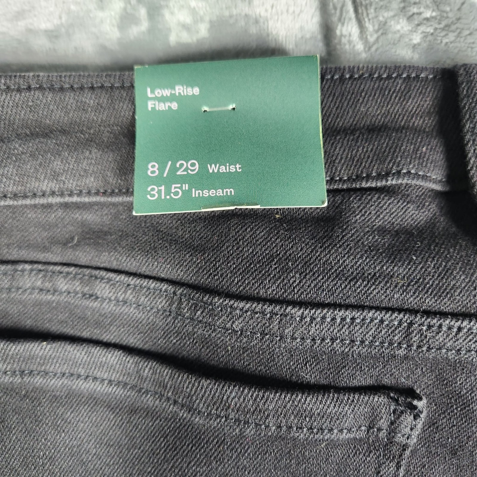 WILD Fable Jeans Womens 8/29 Black Low Rise Flare Stretch Denim NWT