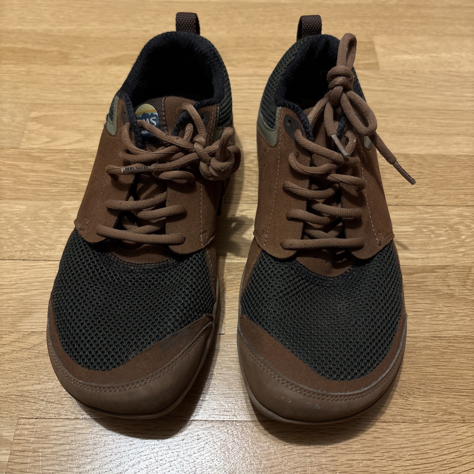 Lems Primal Zen Hiking Shoes Mens 10.5 Womens 12 Woodward Brown Used Trail