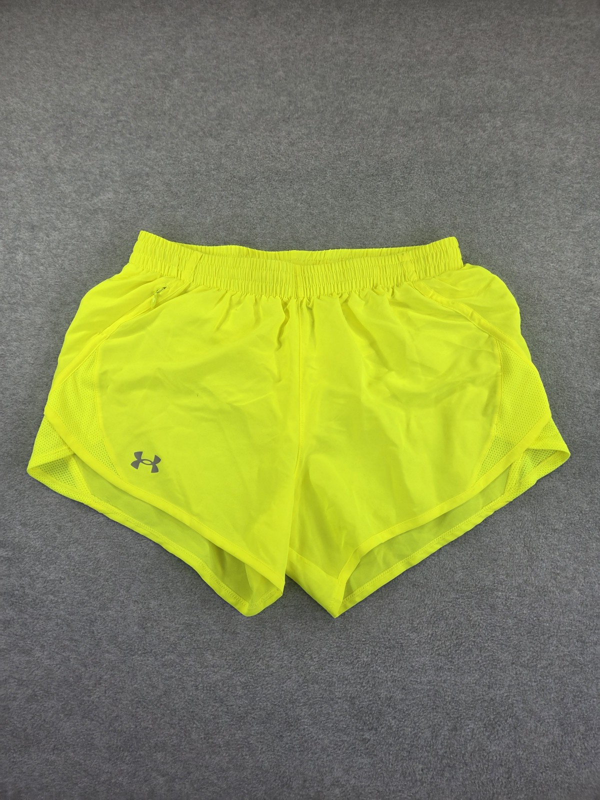 Under Armour Fly By Shorts Running Lightweight Safety Built In Brief Pocket 3.5