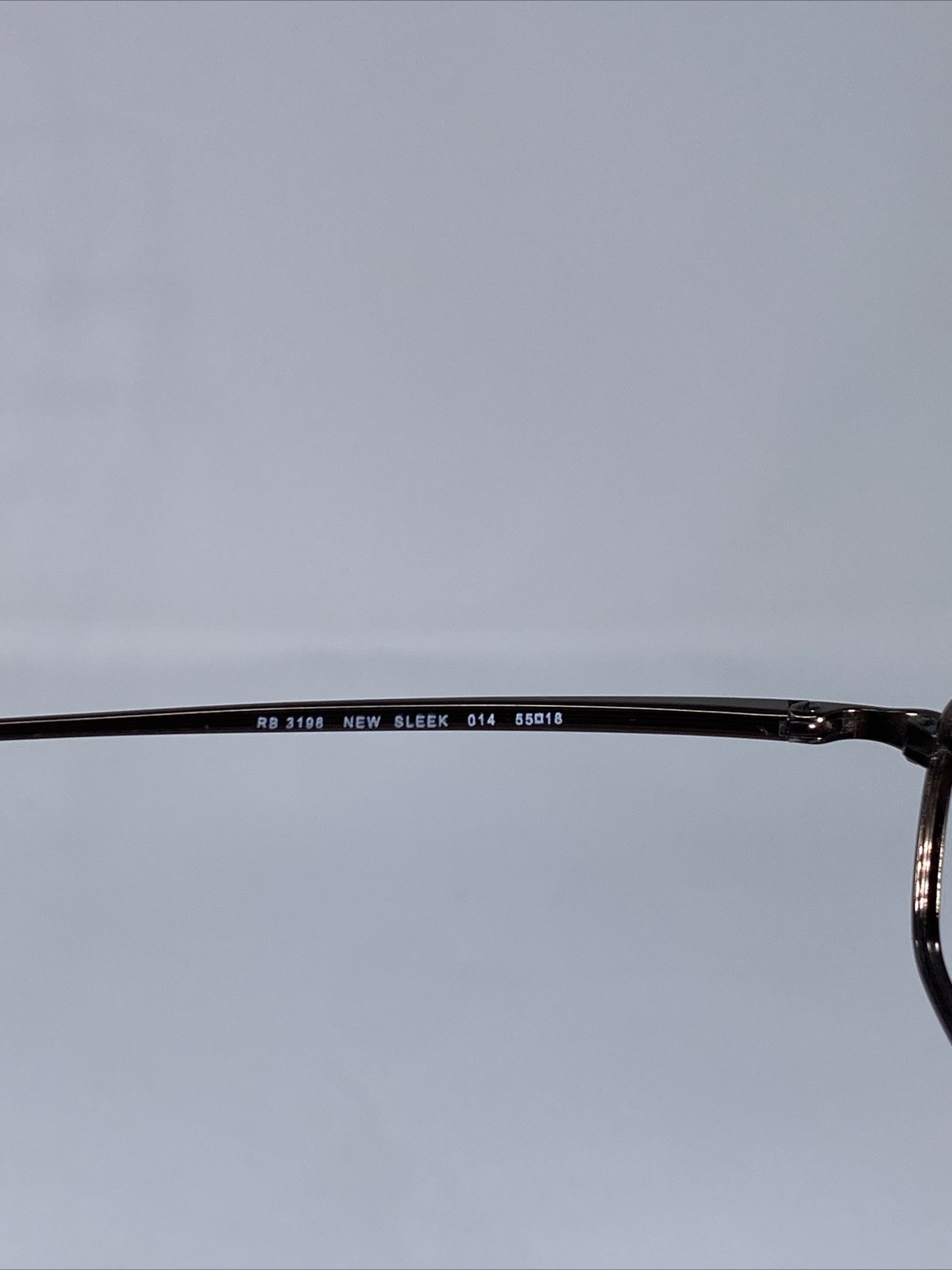 RAY-BAN NEW SLEEK RB3198 014 Italy Dark Brown 55-18mm Sunglasses Frame