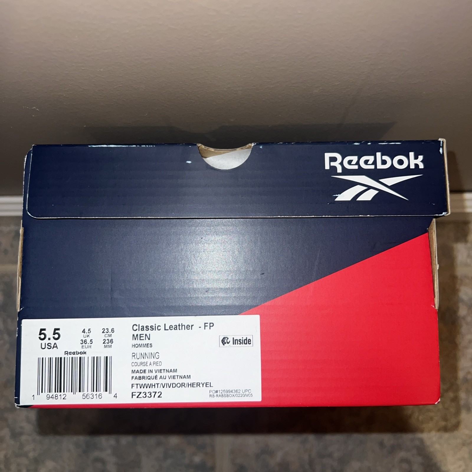 Reebok Classic Leather FP ‘4/20’ Fz3372