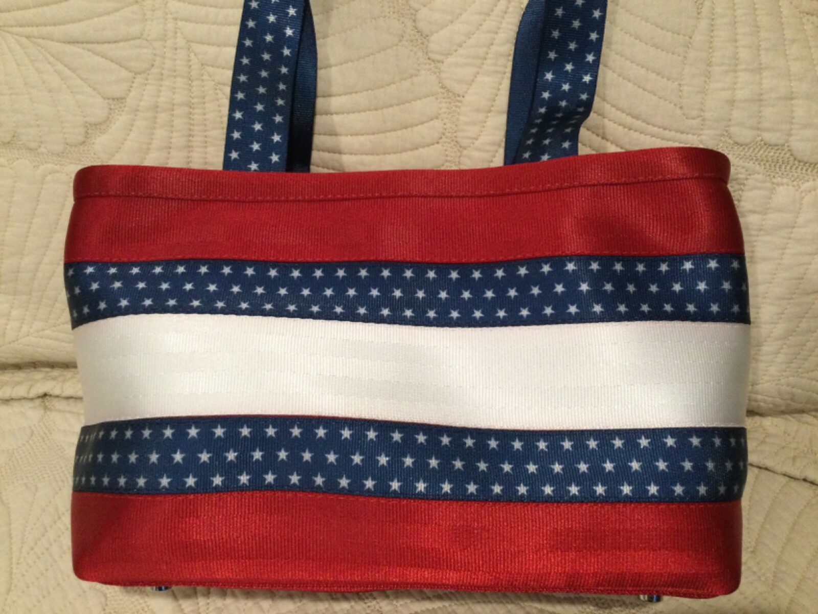 🌺 HARVEYS SEATBELT 🌺 MEDIUM HAMPTON CARRY ALL 🌺ORIGINAL MADE IN USA 🌺