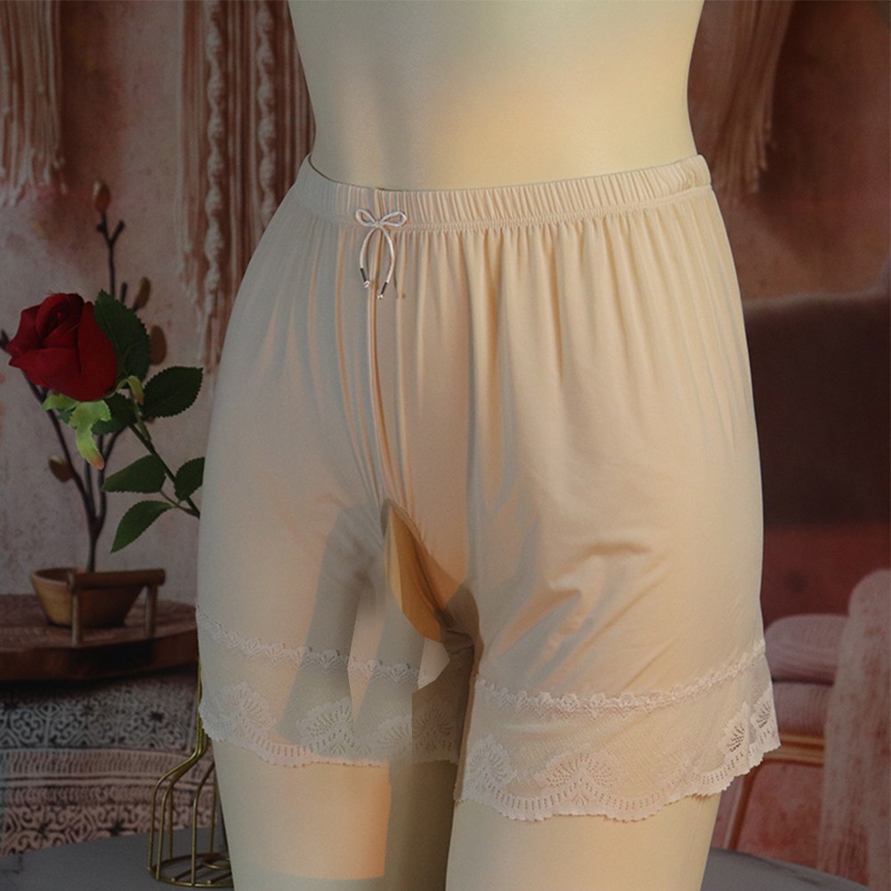 Fashionable and Comfortable Middle Waist Mens Ice Silk Boxer Shorts Underwear