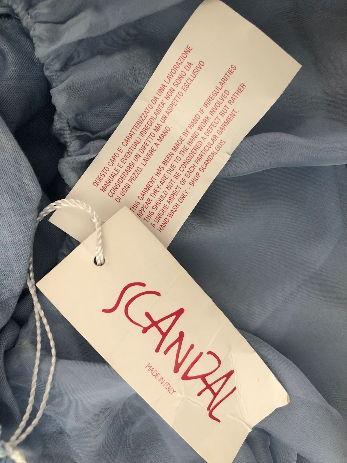 Scandal Blouson Balloon Sleeve Pullover Top Silk Blend Large NWT