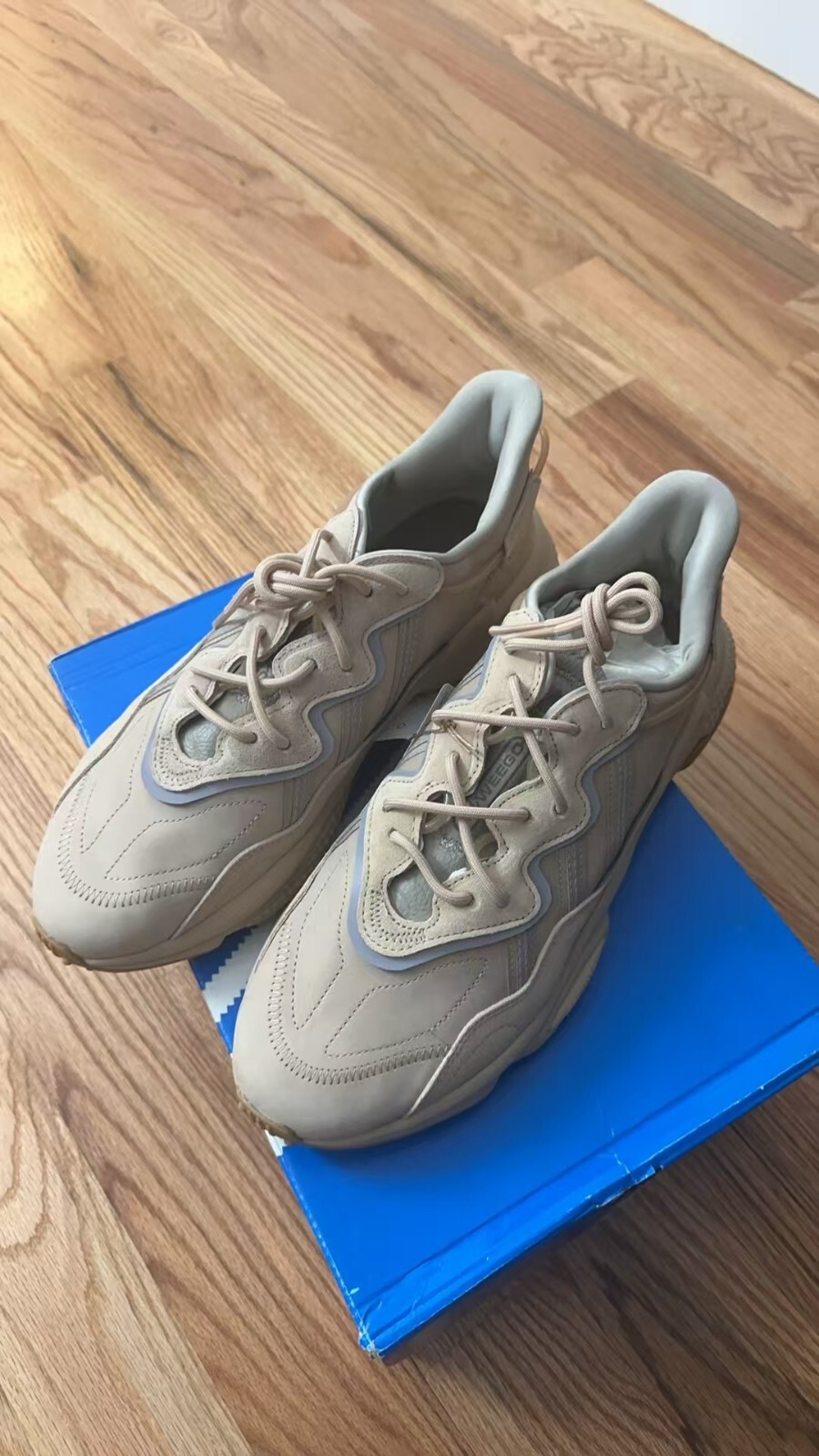 Adidas Ozweego Men’s Shoes Pale Nude Light Brown EE6462 Size 8.5-12
