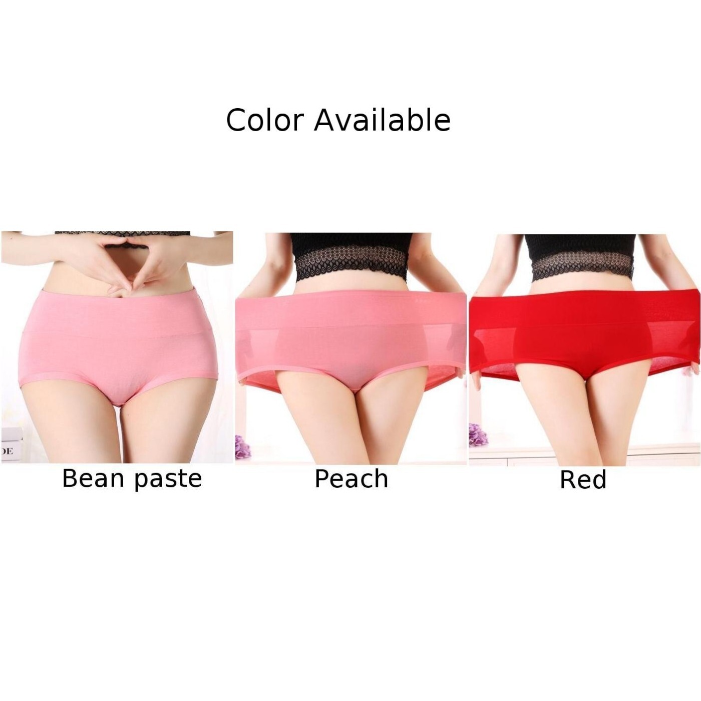 Womens Briefs Underpants Body Shaping Comfortable Daily High Strecth High Waist
