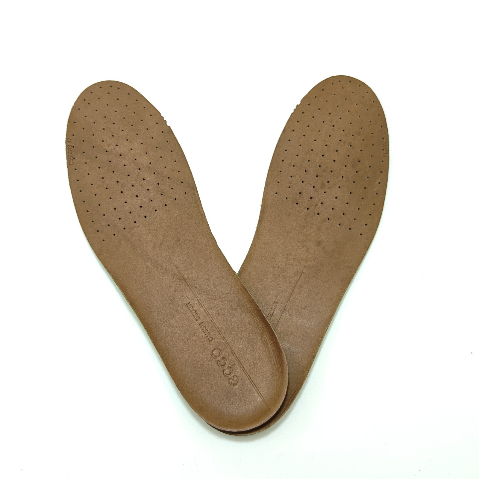 New ECCO Men’s Comfort Men’s Real Leather Insoles Us 7-16