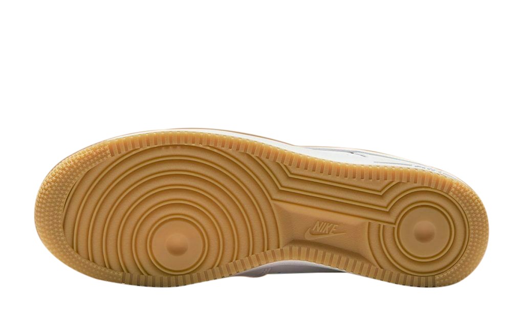 Men’s Nike Air Force 1 ’07 White/White-Gum Light Brown (DJ2739 100)