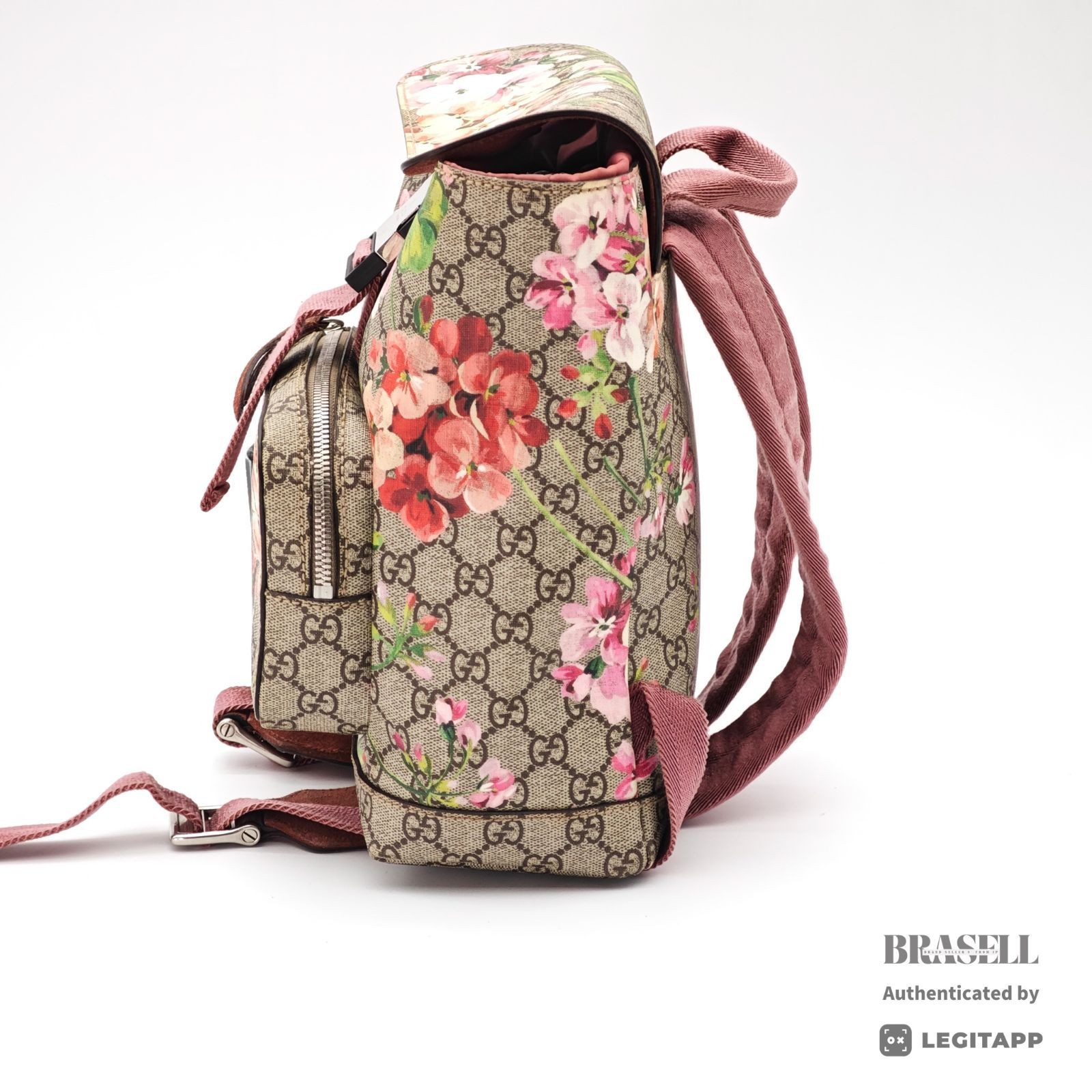 GUCCI GG Supreme Blooms Backpack 410544 Floral Sakura【ImportFeeFREE】