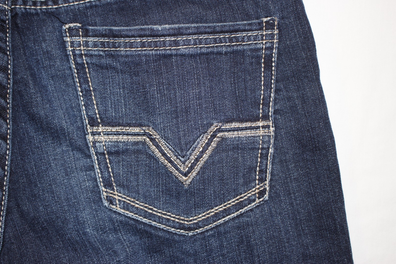 Buckle BKE Jeans Men’s 34×36 Jake Straight Stretch Distressed Dark Wash
