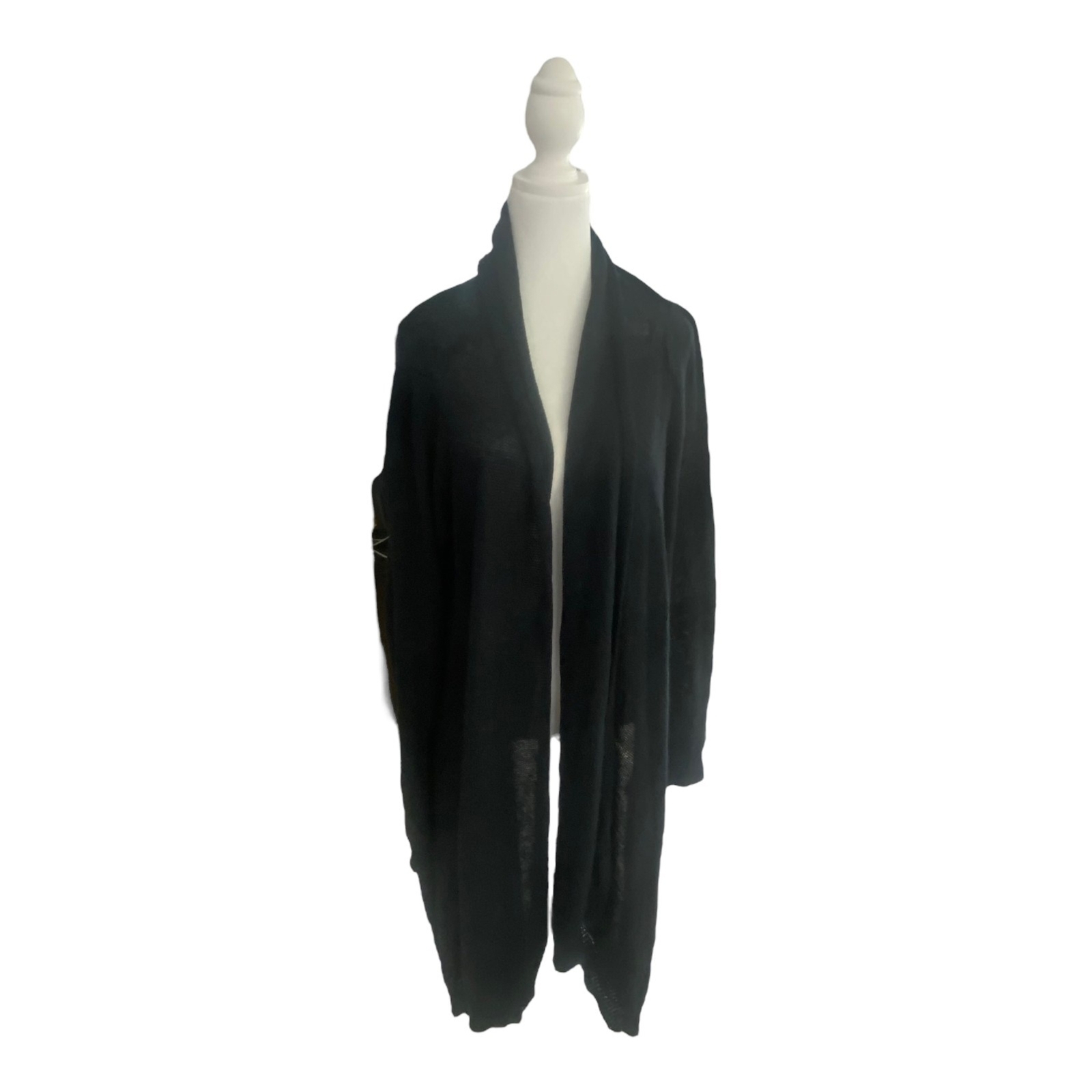 Michael Kors Women Long Sleeve Open Cardigan Sweater Navy Blue Size S/M