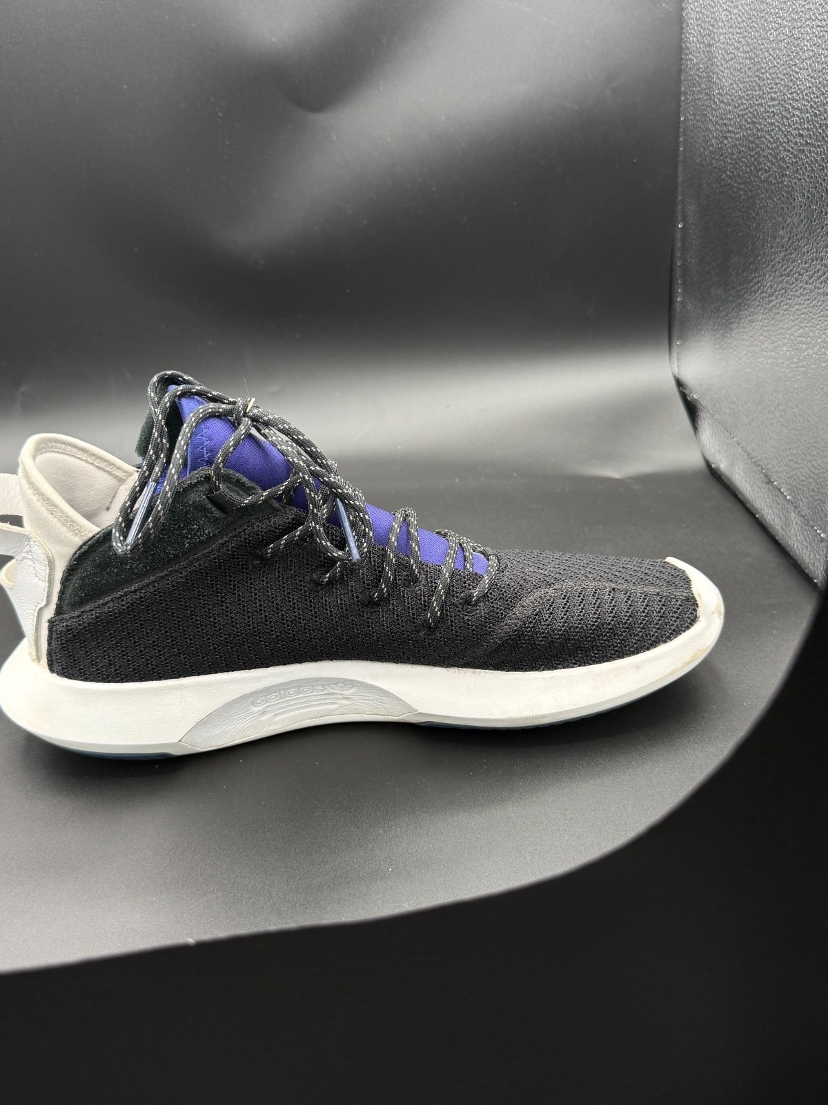 Adidas Crazy 1 ADV Primeknit AH2254 Black Purple Men’s 11U